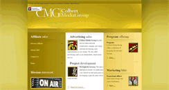 Desktop Screenshot of colbertmediagroup.com